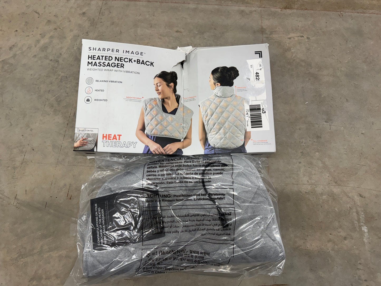 Sharper Image Neck and Back Heat Electric Massager