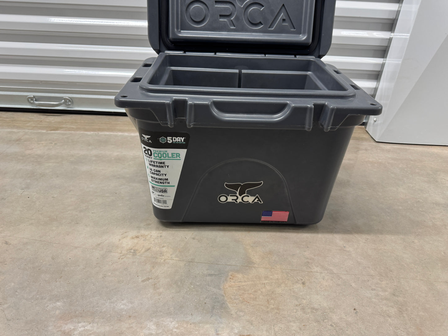 ORCA Charcoal 20 Quart Cooler