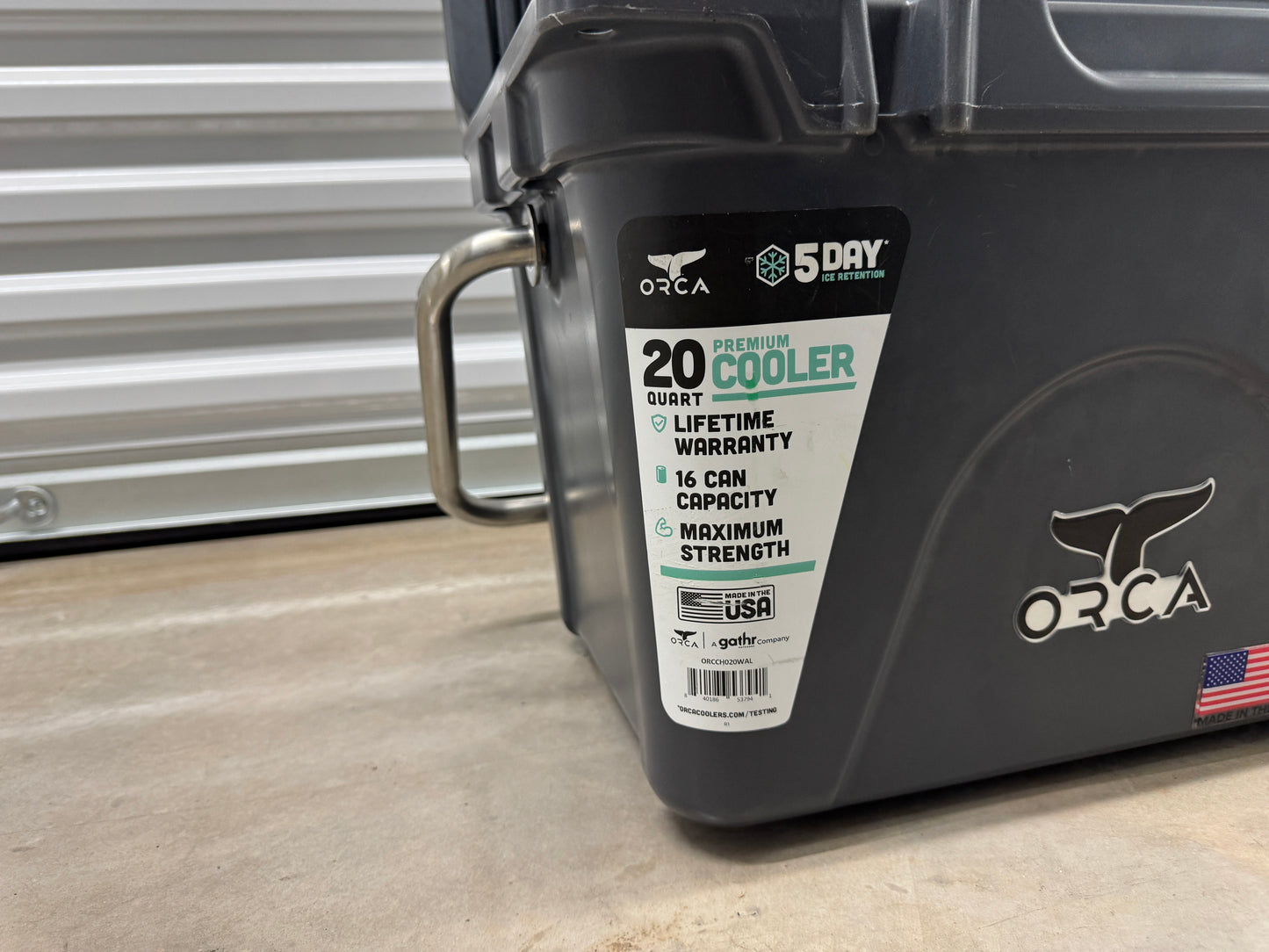 ORCA Charcoal 20 Quart Cooler