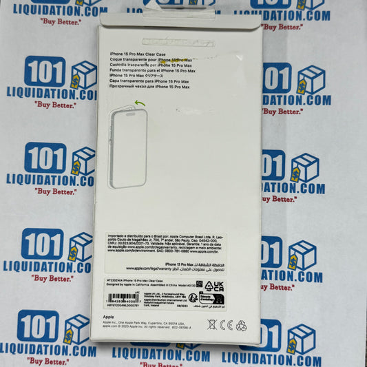 Apple iPhone 15 Pro Max Clear Case with MagSafe