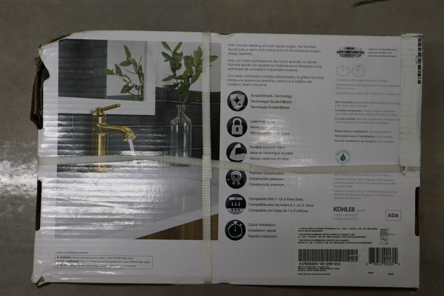 Numista - Kohler Single-handle bathroom sink faucet, 1.2 gpm